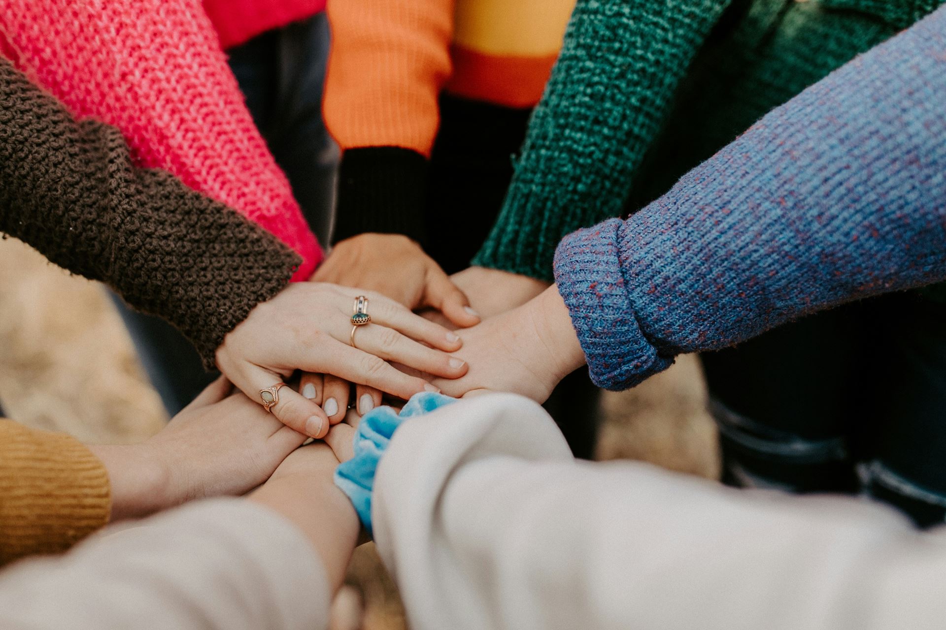 hands joint together